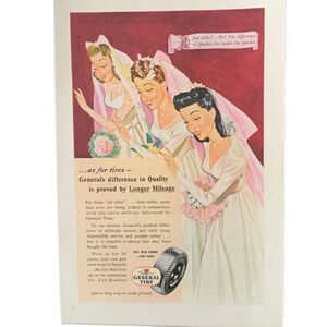 Vintage 1945 General Tire Quality is Proved Ad Advertisement